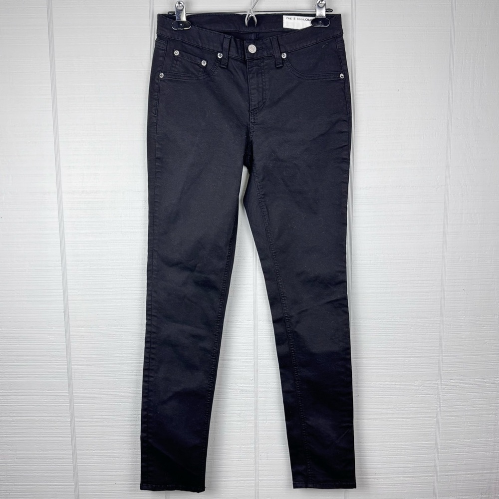 Rag & Bone Black Skinny Slim Fit Jeans Mid Rise Size 29